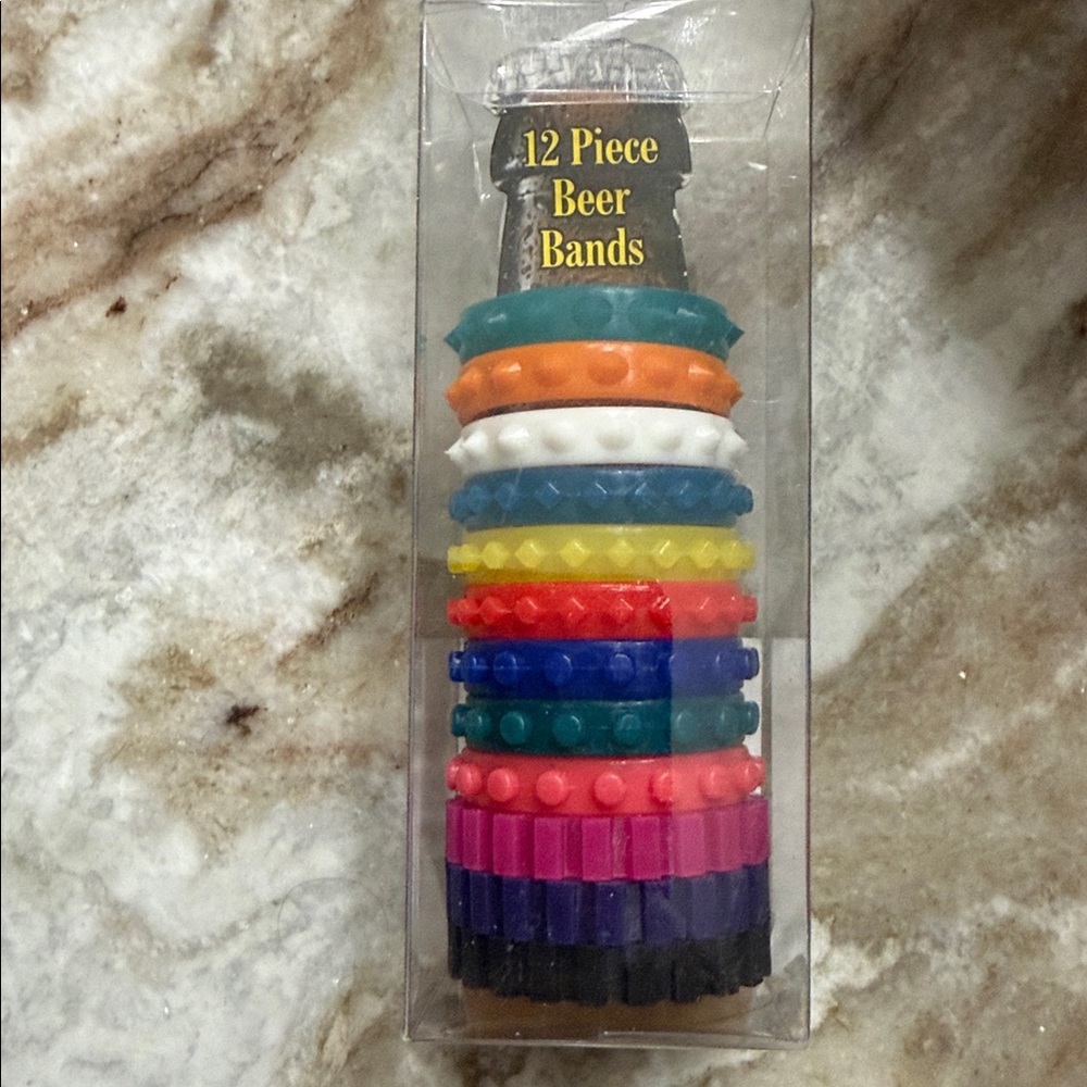 Colorful Beer Bands Set of 12